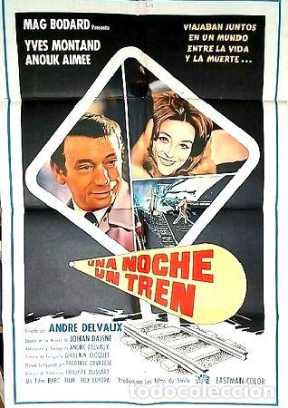 Medallas tem&aacute;ticas: una noche un tren pelicula poster afiche cine original