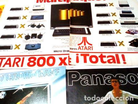 Medallas tem&aacute;ticas: posterslaminas de publicidad tecnologia de los 80