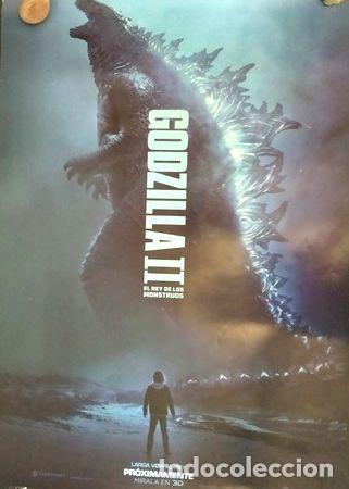 Medallas tem&aacute;ticas: afiche godzilla ii poster original cine - Foto 1