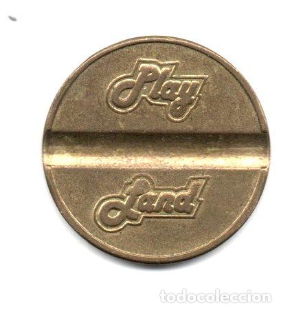 Medallas tem&aacute;ticas: ficha token juegos play land park