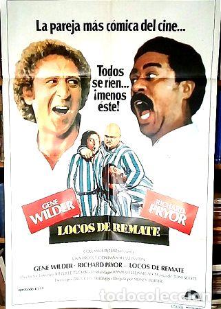 Medallas tem&aacute;ticas: locos de remate pelicula afiche cine original