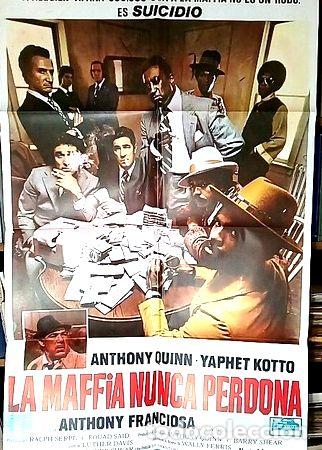 Medallas tem&aacute;ticas: la mafia nunca perdona pelicula afiche cine original