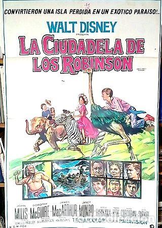 M&eacute;dailles th&eacute;matiques: la ciudad de los robinson pelicula afiche cine original