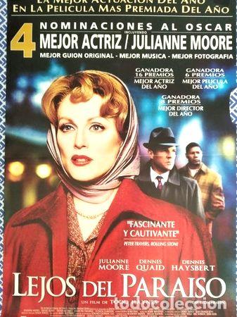 M&eacute;dailles th&eacute;matiques: afiche original far from heaven lejos del paraiso haynes