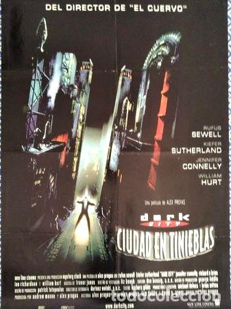 M&eacute;dailles th&eacute;matiques: afiche original dark city alex proyas cine