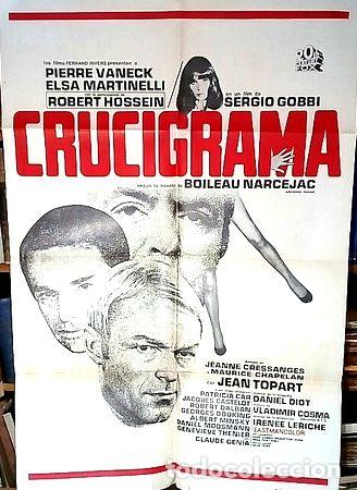 M&eacute;dailles th&eacute;matiques: crucigrama pelicula afiche cine original