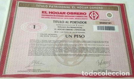 M&eacute;dailles th&eacute;matiques: titulo patrimonial hogar obrero 1 gianmm