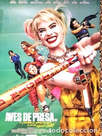 M&eacute;dailles th&eacute;matiques: afiche harley quinn birds of prey aves de presa original