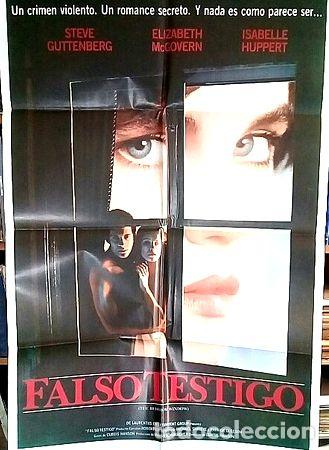 Medallas tem&aacute;ticas: falso testigo pelicula afiche cine original - Foto 1