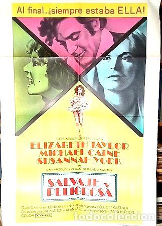 Medaglie tematiche: salvaje y peligrosa pelicula afiche cine original