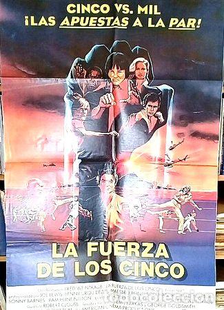 Medalhas tem&aacute;ticas: la fuerza de los 5 pelicula afiche cine original