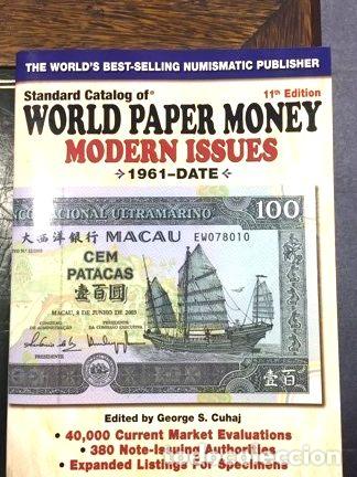 Medalhas tem&aacute;ticas: world paper money moderno 1961 2005 catalogo pick