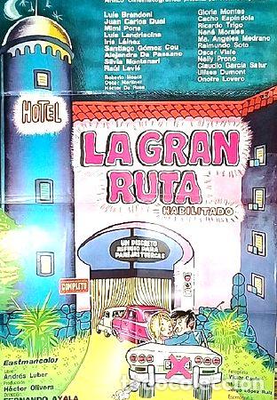 Medalhas tem&aacute;ticas: la gran ruta pelicula poster afiche cine original