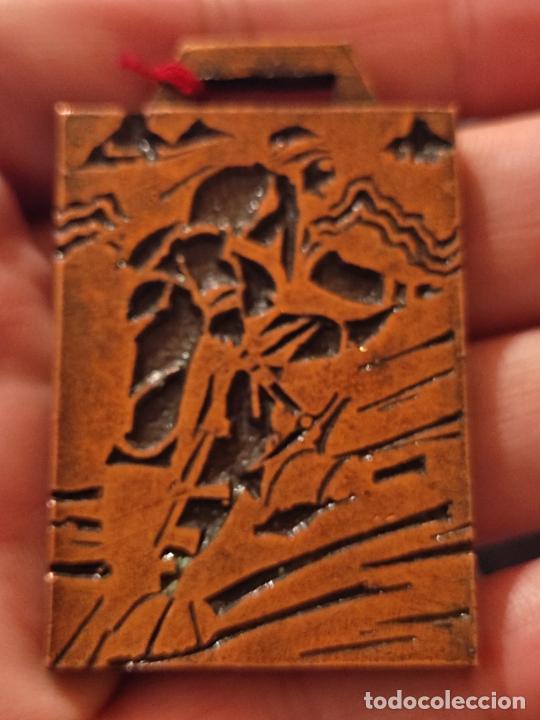 Medaglie tematiche: MONTA&Ntilde;ISMO ALPINISMO MEDALLA TONO COBRE 1985 CEZON SESA 5,8 CMS ALTO