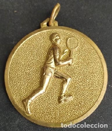 Medaglie tematiche: MEDALLA DEPORTIVA TENIS. DORADA MEDALLA-667