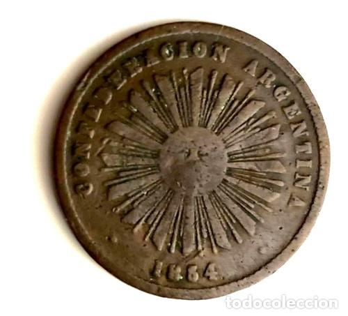 Medallas tem&aacute;ticas: moneda confederacion argentina 1854 - Foto 1