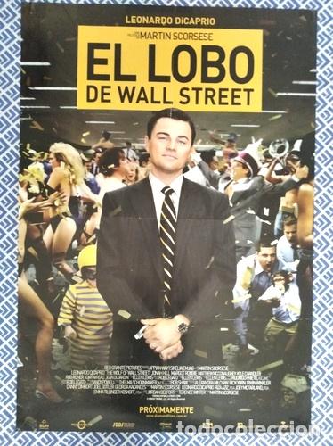 Medaglie tematiche: afiche original el lobo de wall street scorsese cine