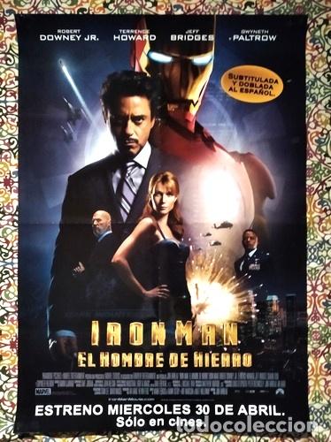 Medallas tem&aacute;ticas: afiche iron man i original cine - Foto 1