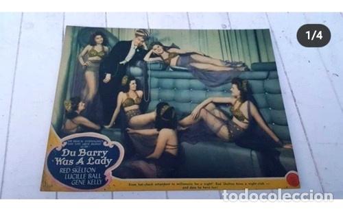 Thematische Medaillen: afiche cine en carton original du barry was a lady 1943