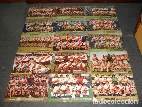 Thematische Medaillen: 15 laminas distintas equipos campeones y sub de river plate