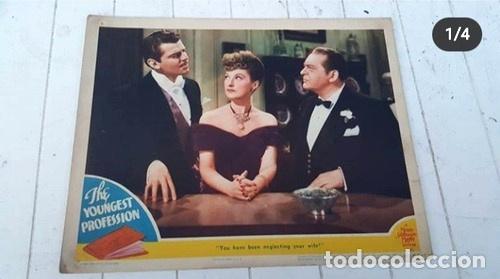 Thematische Medaillen: antiguo afiche de cine carton the youngest profesion 1943