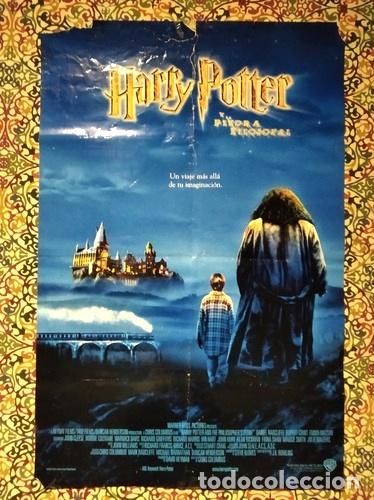 Medallas tem&aacute;ticas: afiche harry potter y la piedra filosofal original cine