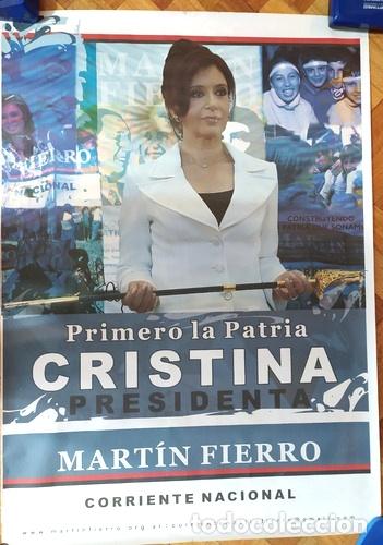 M&eacute;dailles th&eacute;matiques: afiche cristina f de kirchner 2011 primero la patria cfk