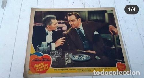 M&eacute;dailles th&eacute;matiques: afiche cine carton in three hearts for julia sothern melvyn