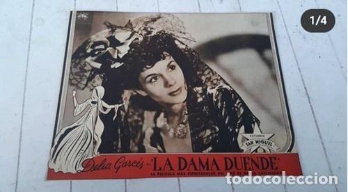 M&eacute;dailles th&eacute;matiques: afiche de cine pelicula carton original la dama duende 1945
