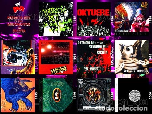 M&eacute;dailles th&eacute;matiques: poster patricio rey redonditos de ricota discografia 145x110