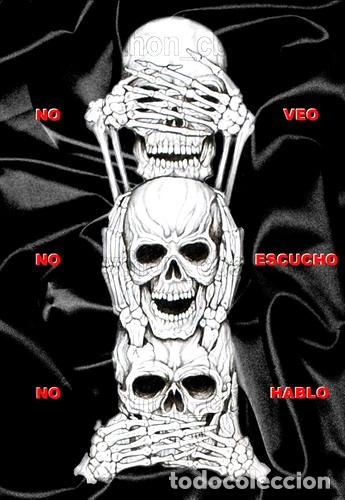 M&eacute;dailles th&eacute;matiques: posters no veo no escucho no hablo 42x30