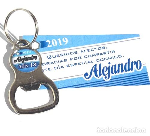 Medallas tem&aacute;ticas: 45 llaveros destapadores personalizado sc bols y cierre