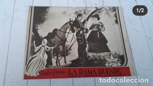 Thematische Medaillen: afiche de cine pelicula carton original la dama duende 1945