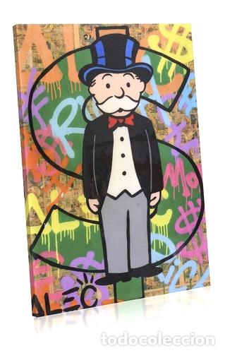 Thematische Medaillen: cuadro tela canvas 70x90 alec monopoly no lona
