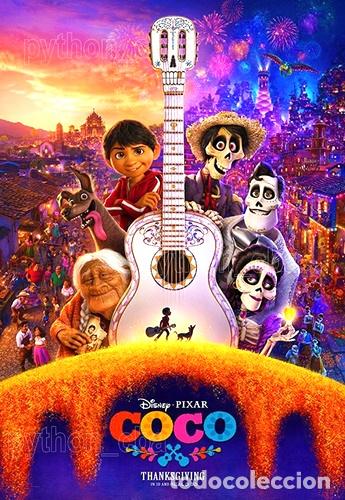 Thematische Medaillen: posters pelicula coco disney pixar 120x85 cm