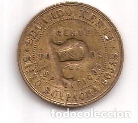 Thematische Medaillen: ficha eduardo kenny salto 1 vellon