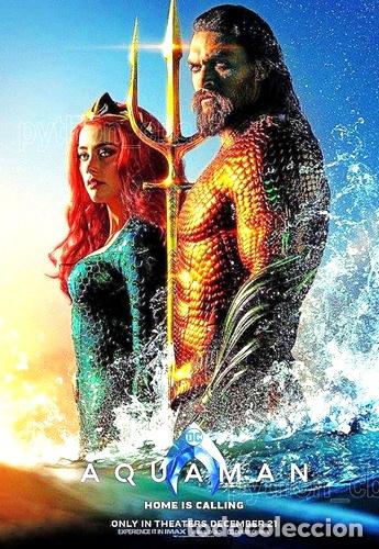 Thematische Medaillen: posters aquaman 2018 120x85cm 10 mod