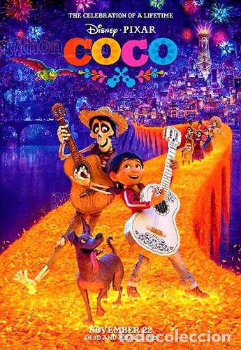 Thematic medals: posters pelicula coco disney pixar 42x30