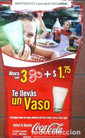 M&eacute;dailles th&eacute;matiques: coca cola poster promocion vasos esmerilados ano 2006