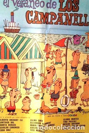 M&eacute;dailles th&eacute;matiques: afiche el verano de los campanelli