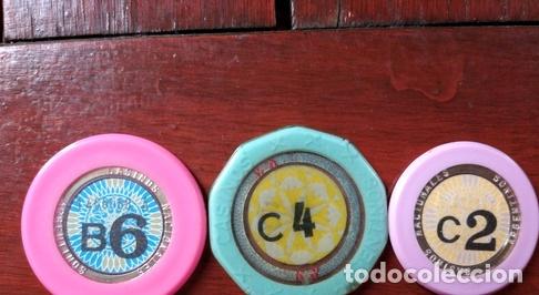 Medaglie tematiche: lote 3 antiguas fichas casinos nac argentinos c4 b6 c2