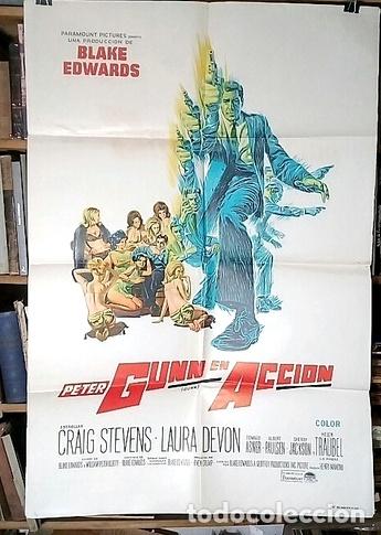 Medaglie tematiche: peter gunn en accion poster afiche cine original