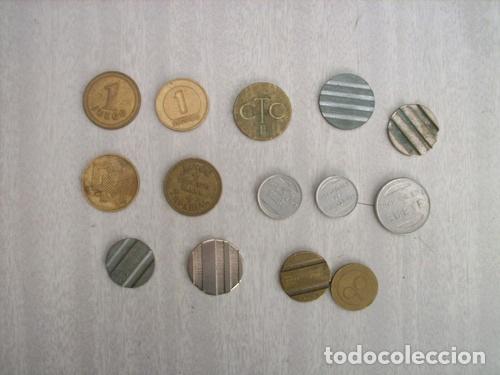 Medaglie tematiche: lote de fichas cospel token telefono subte parquimetro