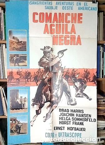 M&eacute;dailles th&eacute;matiques: comanche aguila negra poster afiche cine original