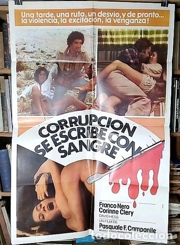 Medallas tem&aacute;ticas: corrupcion se escribe con sangre afiche cine original