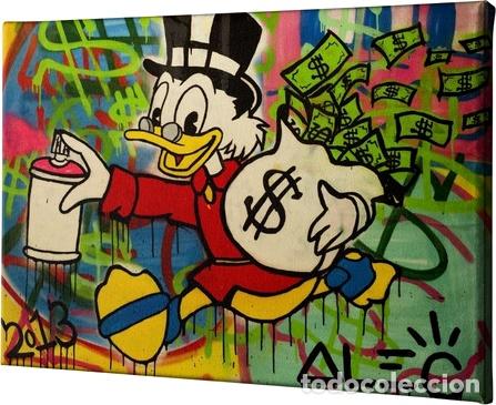 M&eacute;dailles th&eacute;matiques: cuadro tela canvas 70x60 alec monopoly no lona