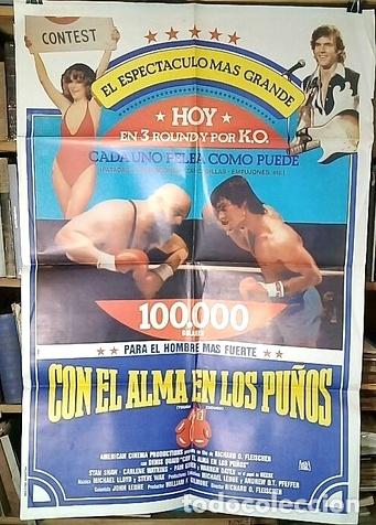 Medallas tem&aacute;ticas: con el alma en los punos pelicula afiche cine original