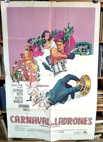 Medallas tem&aacute;ticas: carnaval de ladrones pelicula afiche cine original