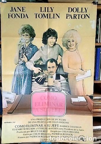 Medallas tem&aacute;ticas: como eliminar a su jefe pelicula afiche cine original