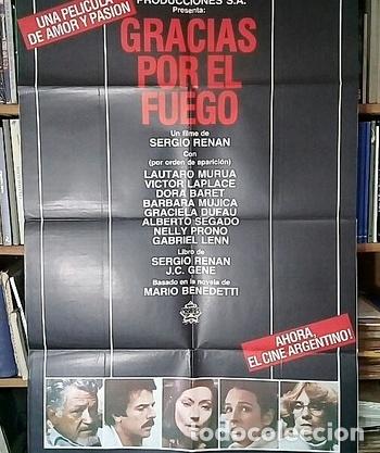 Thematic medals: gracias por el fuego pelicula afiche cine original